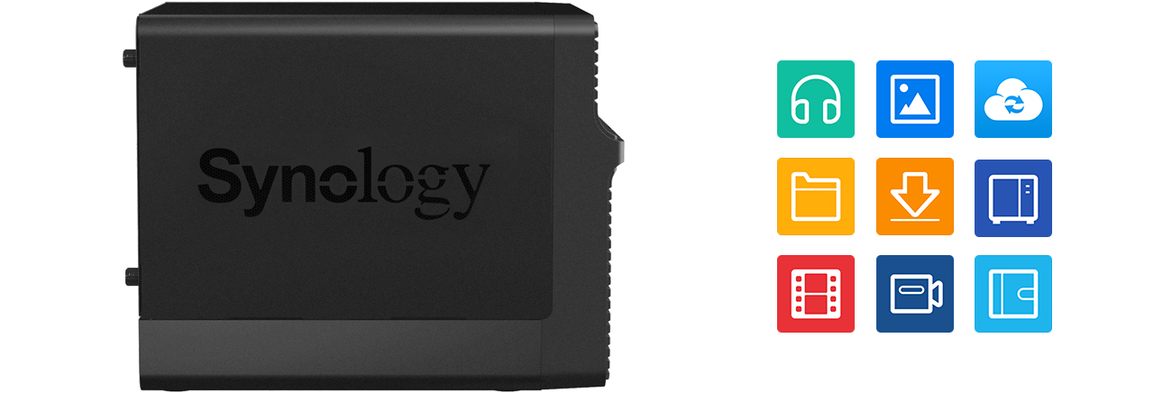 Synology DS416j aplikacje