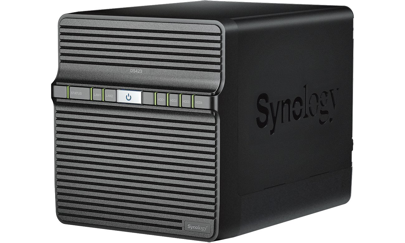 Synology DS423 widok z prawej