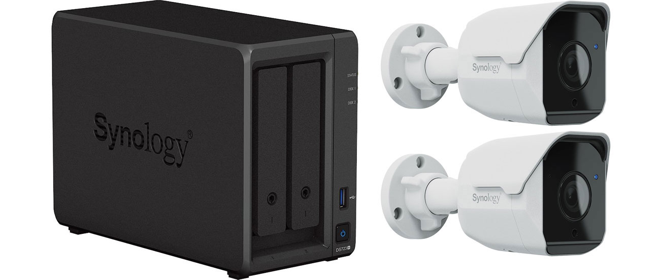 Synology DS723+ + dwie kamery BC500