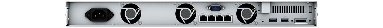 Synology RS822+ widok z tyłu