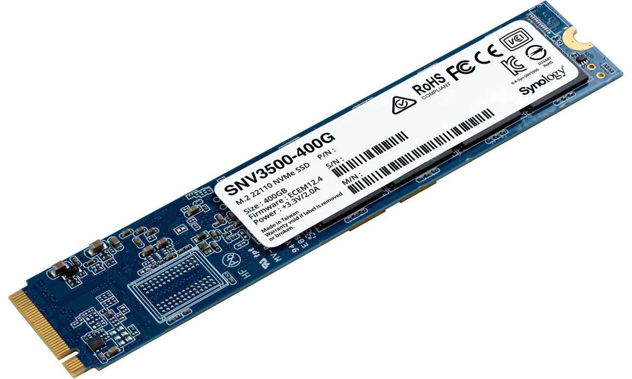 Dysk SSD Synology 400GB M.2 PCIe NVMe SNV3500 SNV3500-400G