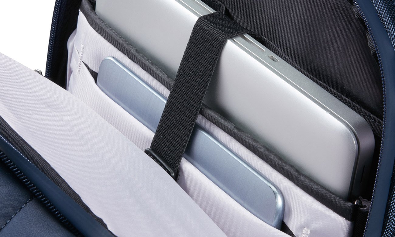 Plecak Samsonite Openroad Chic 2.0 14.1'' Eclipse Blue - Wnętrze