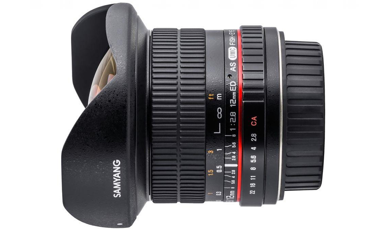 Obiektywy stałoogniskowy Samyang 12mm F2.8 ED AS Fish-Eye Canon