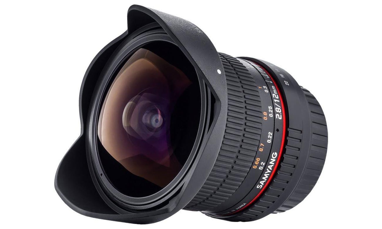 Obiektywy stałoogniskowy Samyang 12mm F2.8 ED AS Fish-Eye Canon