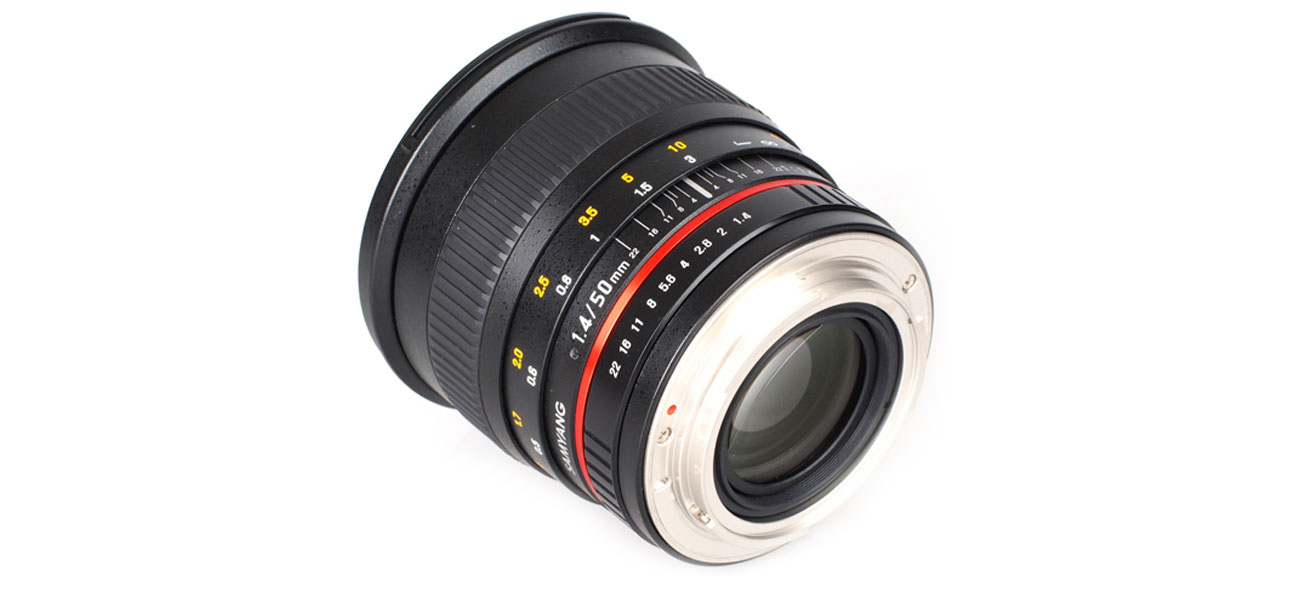 Samyang 50 mm F1.4 AS UMC Canon wysoka jakość wykonania solidna konstrukcja