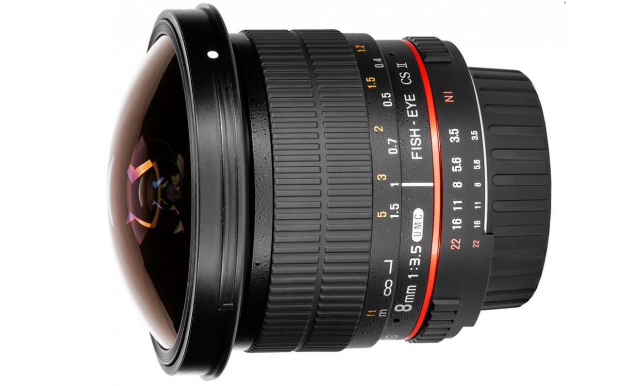 Obiektywy stałoogniskowy Samyang 8mm F3,5 FISH EYE CS II PENTAX