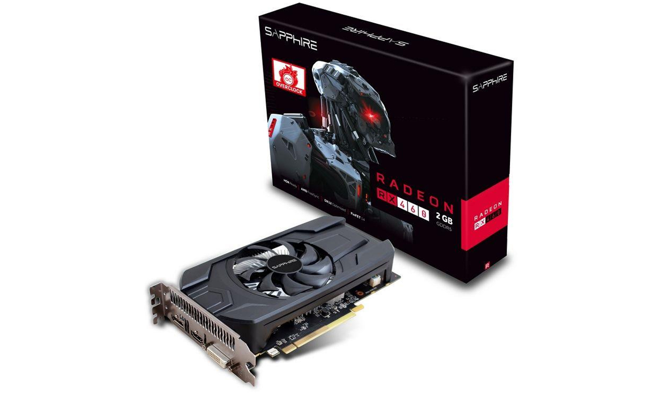 Sapphire Radeon RX460 OC 2GB