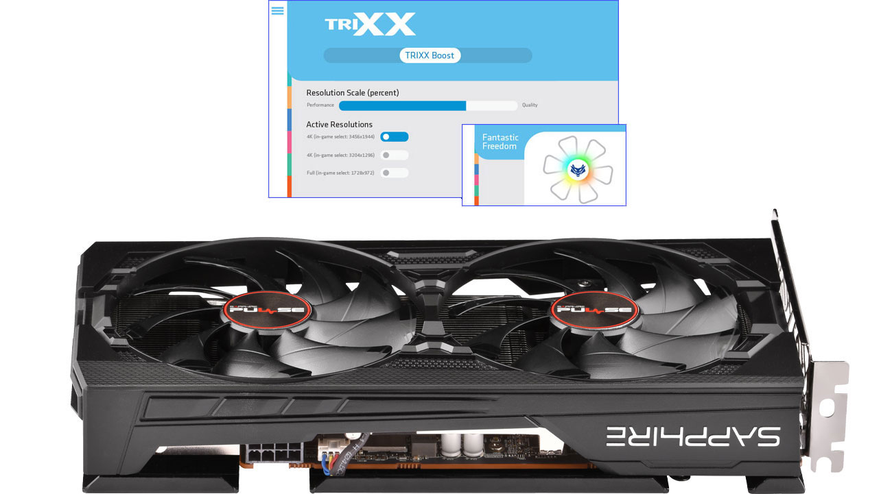 Sapphire Radeon RX 5500 XT PULSE - Sapphire TriXX