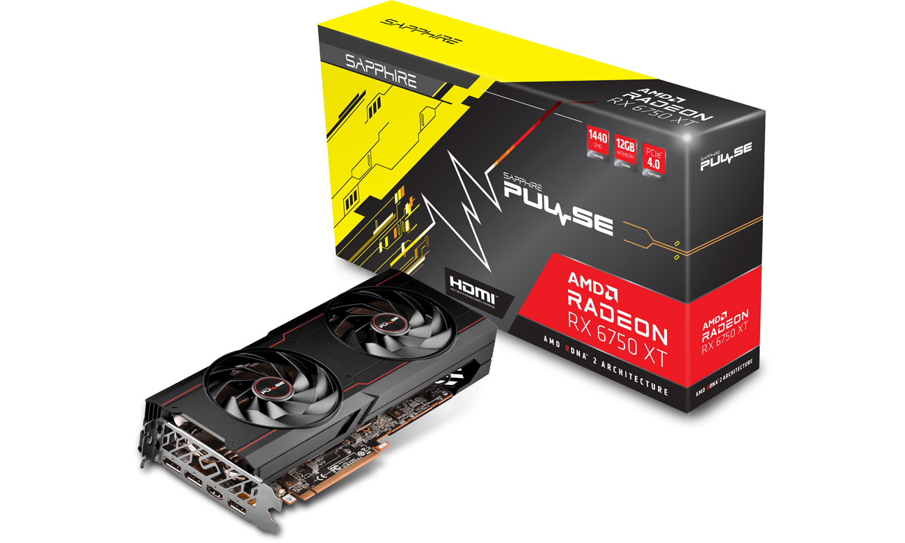 Sapphire Radeon RX 6750 XT PULSE GAMING OC 8GB GDDR6