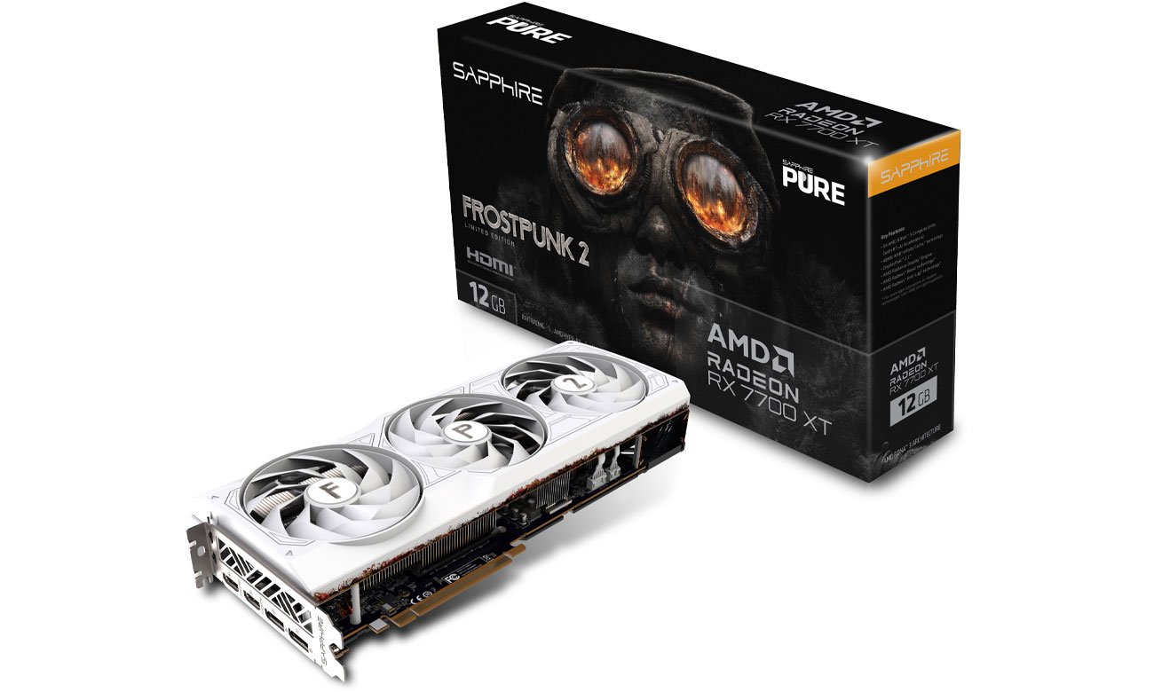 Sapphire Radeon RX 7700 XT Frostpunk 2 Edition 12 GB GDDR6