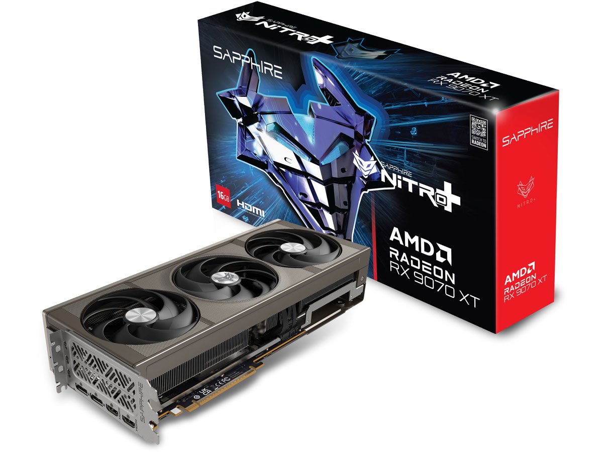 Sapphire Radeon RX 9070 XT Nitro+ OC 16 GB GDDR6
