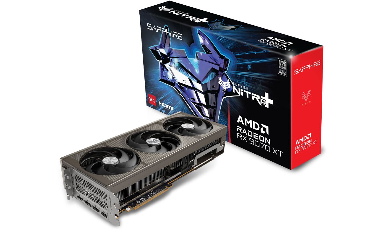 Sapphire Radeon RX 9070 XT Nitro+ OC 16 GB GDDR6