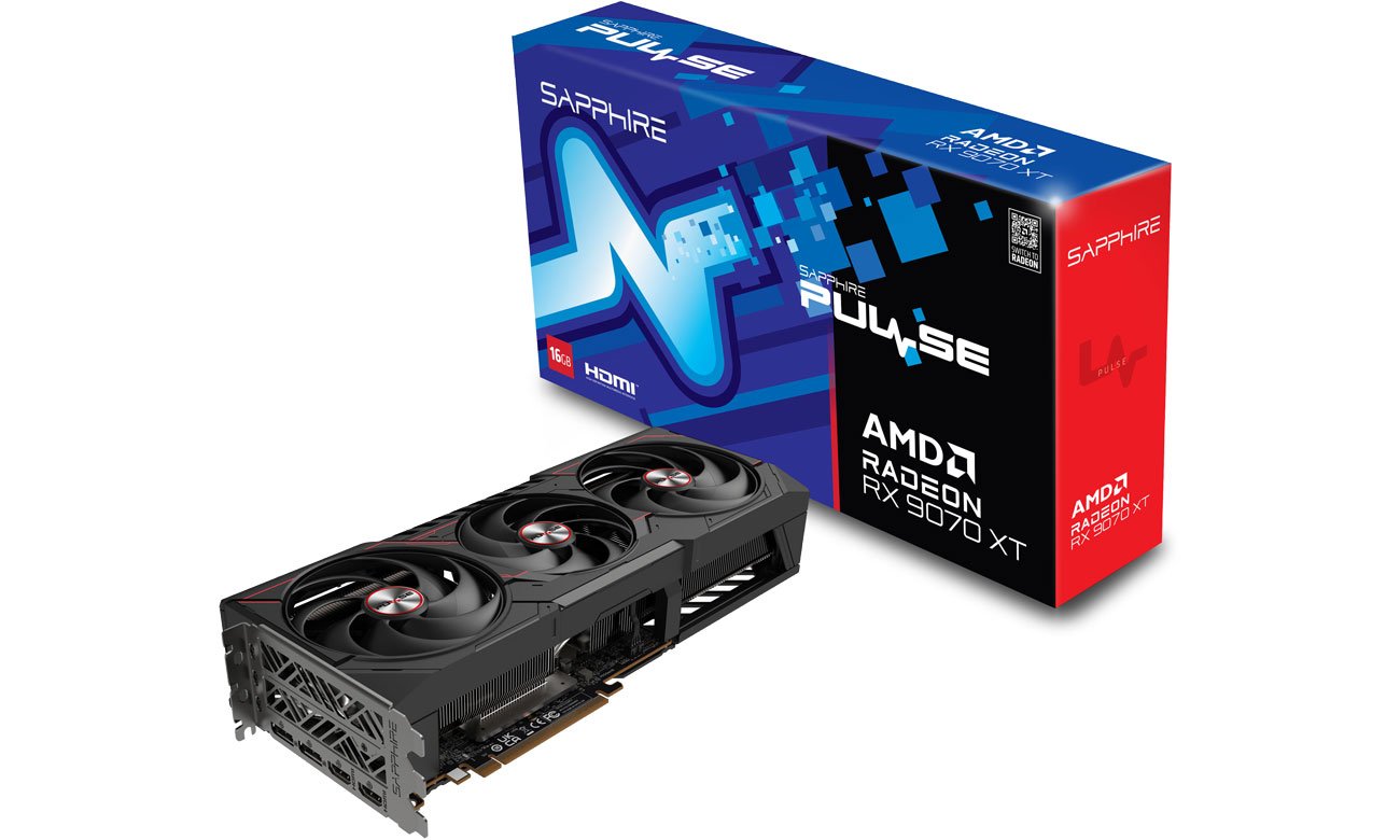 Sapphire Radeon RX 9070 XT Pulse 16 GB GDDR6