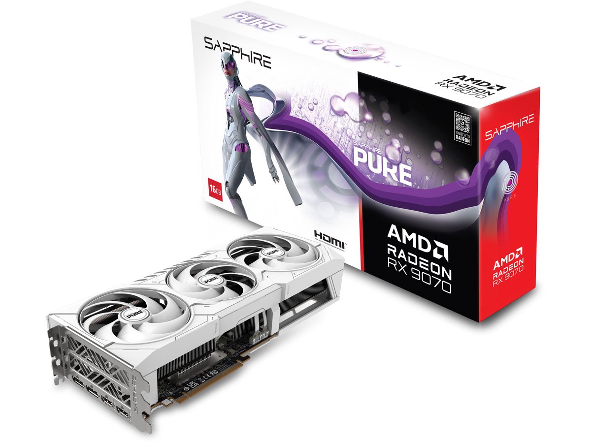 Sapphire Radeon RX 9070 Pure OC 16 GB GDDR6