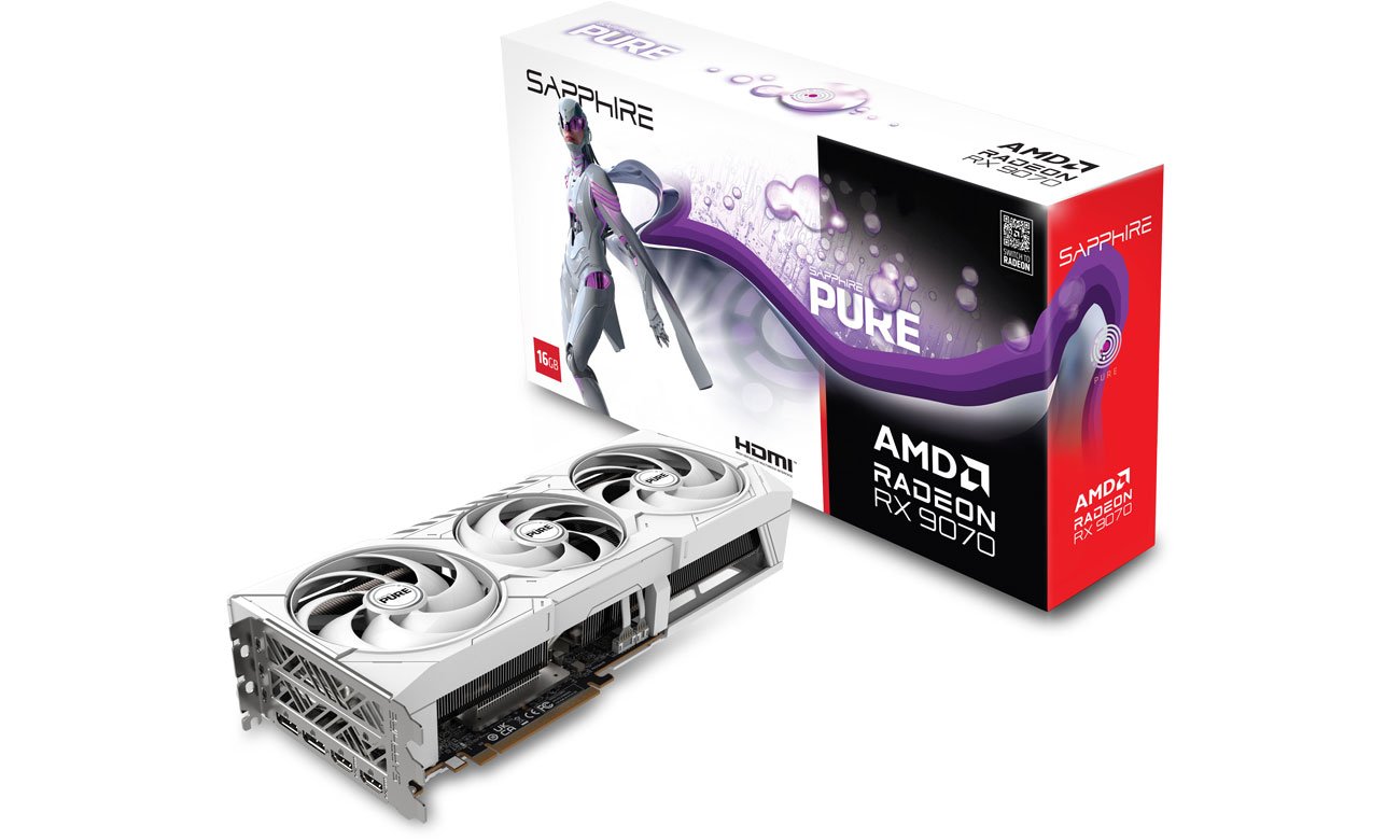 Sapphire Radeon RX 9070 Pure OC 16 GB GDDR6