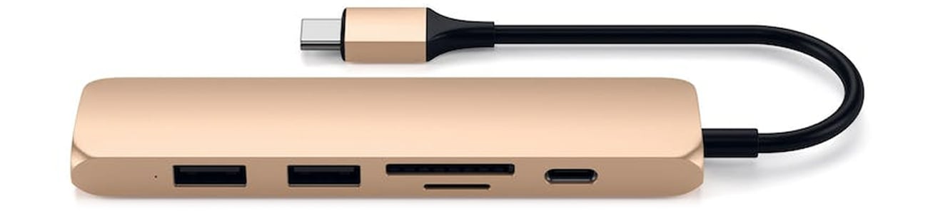 Satechi Aluminium Adapter Slim v2 (gold)