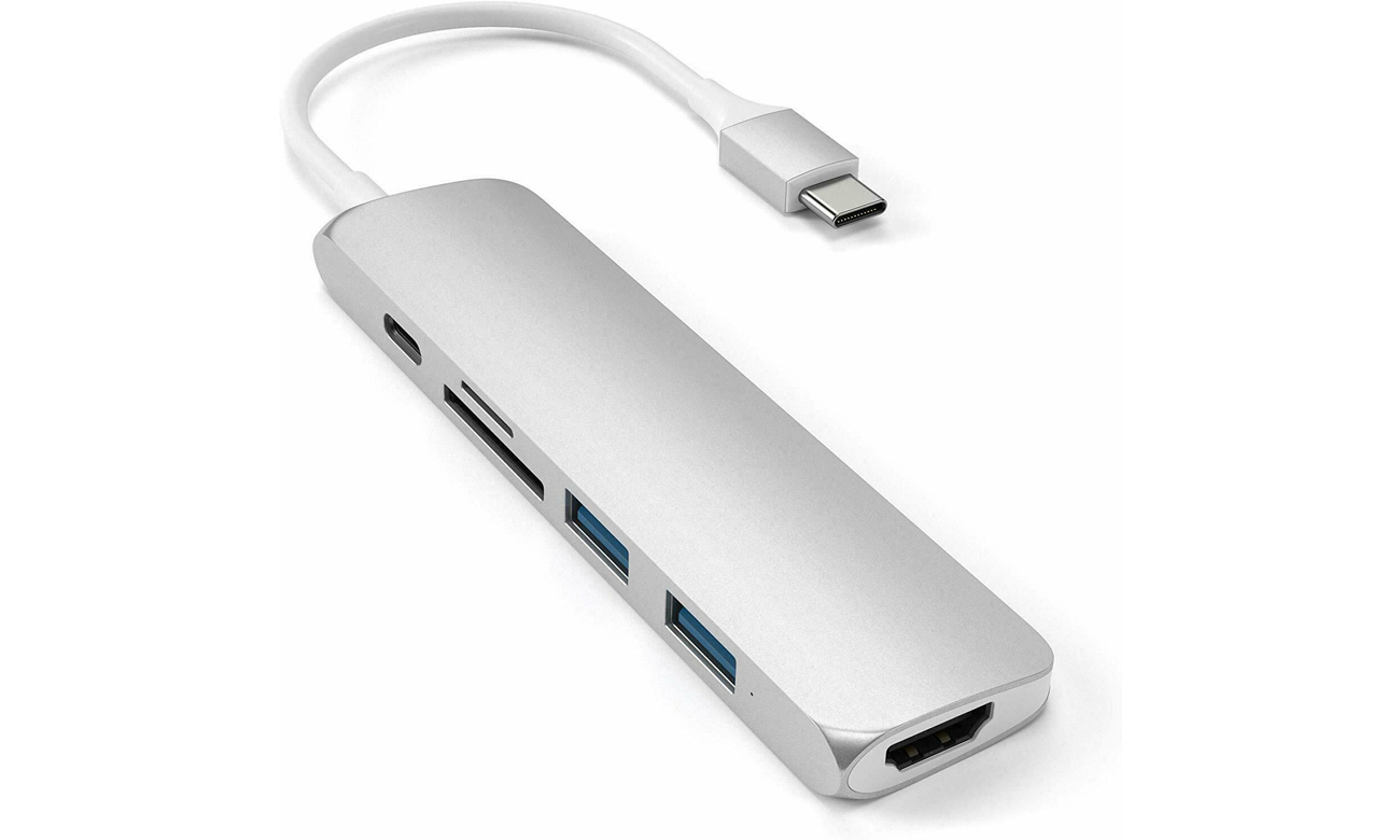 Satechi Aluminium Adapter Slim v2 silver