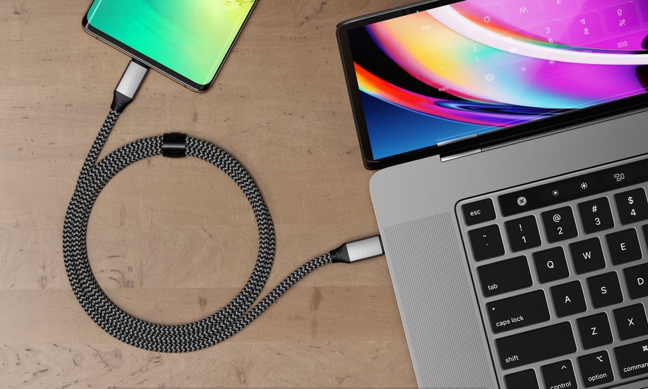 Kabel USB-C - USB-C Satechi 100W 2m Space Gray
