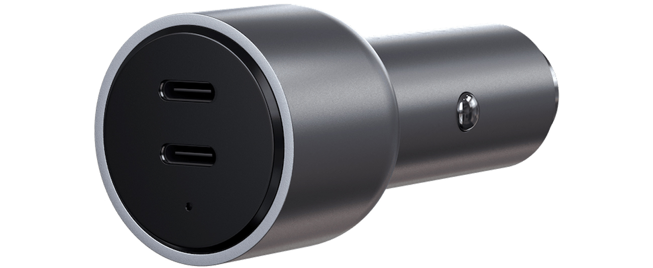 Satechi 40W 2x USB-C PD Auto-Ladegerät (schwarz)