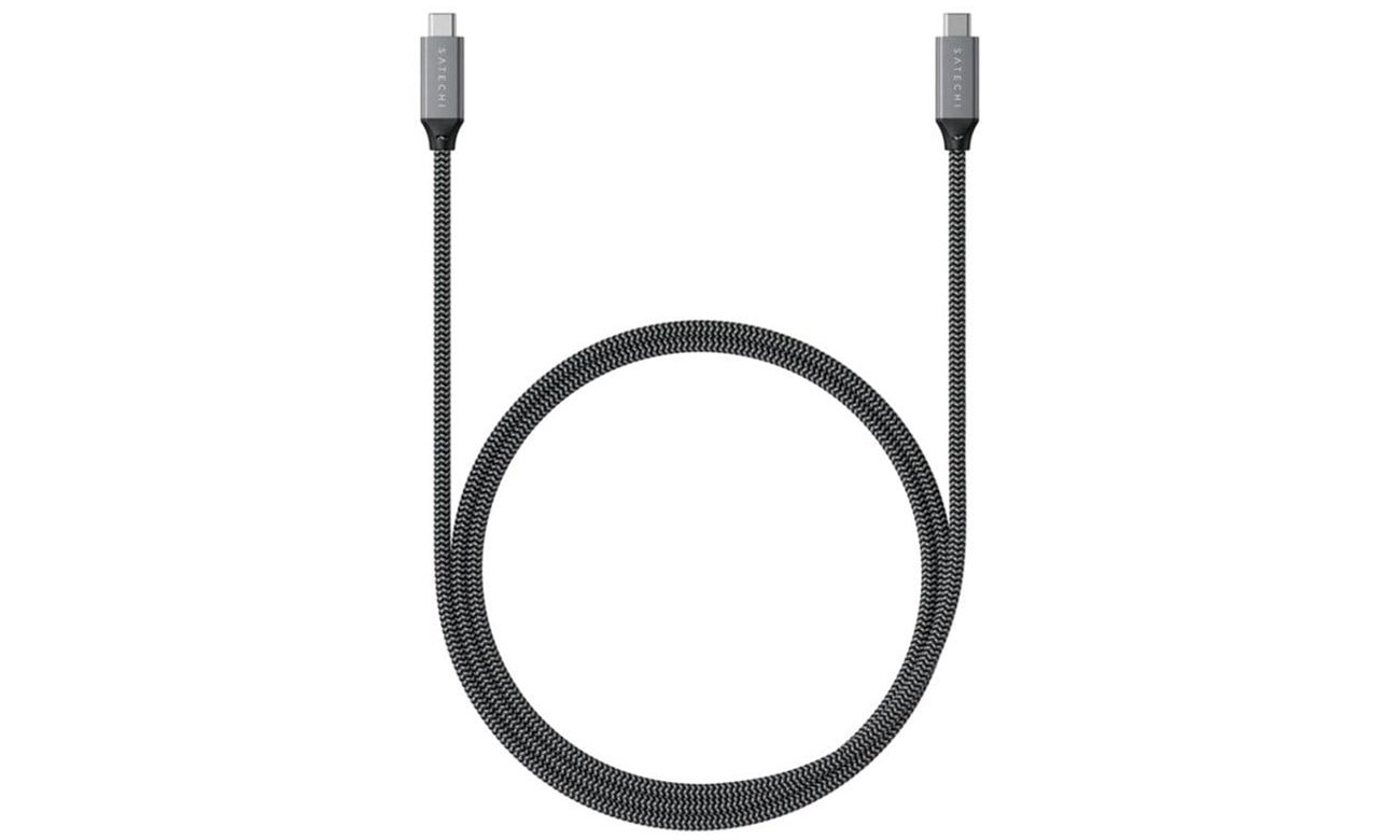 Kabel USB4 Satechi USB-C - USB-C 100 W 80 cm Space Gray