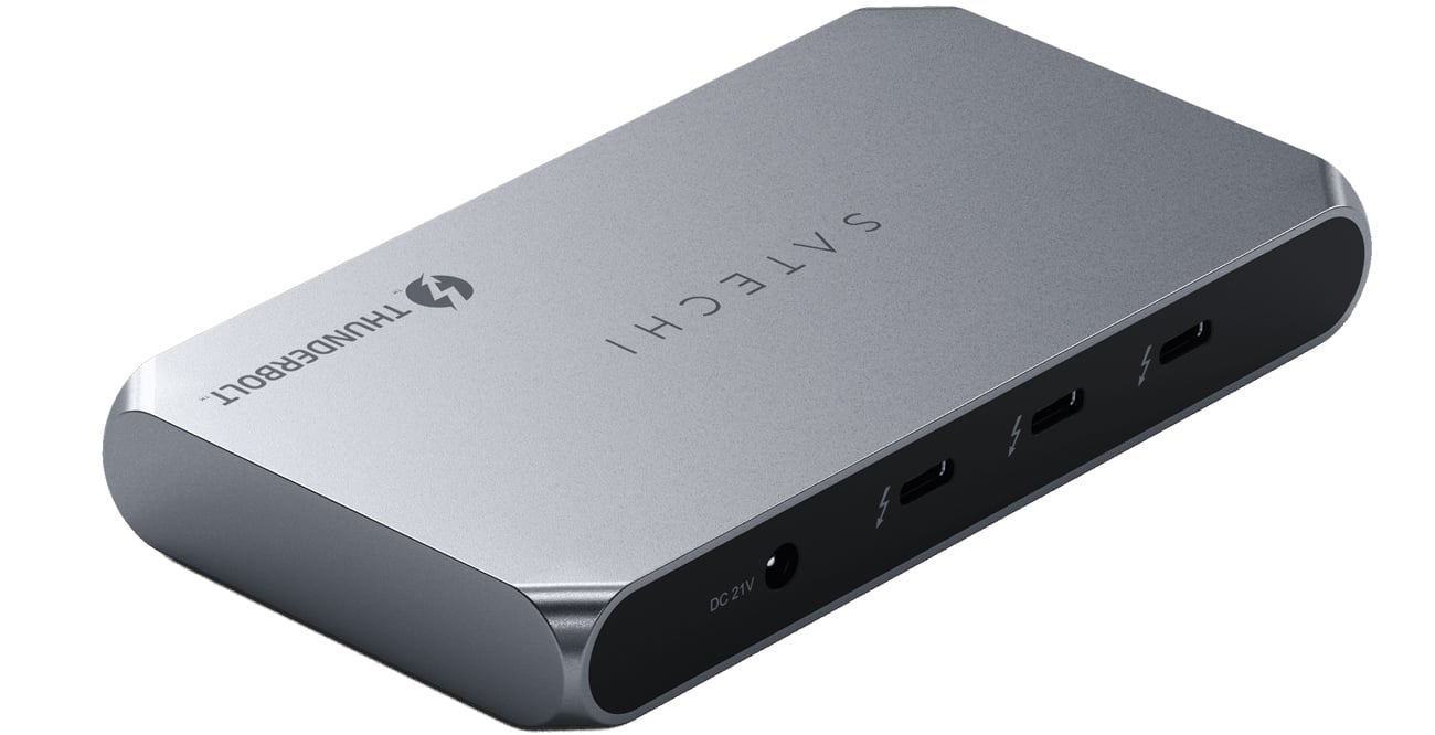 Satechi Thunderbolt 4 Slim Hub Pro (DC 20V, USB 3.2, 3x Thunderbolt)