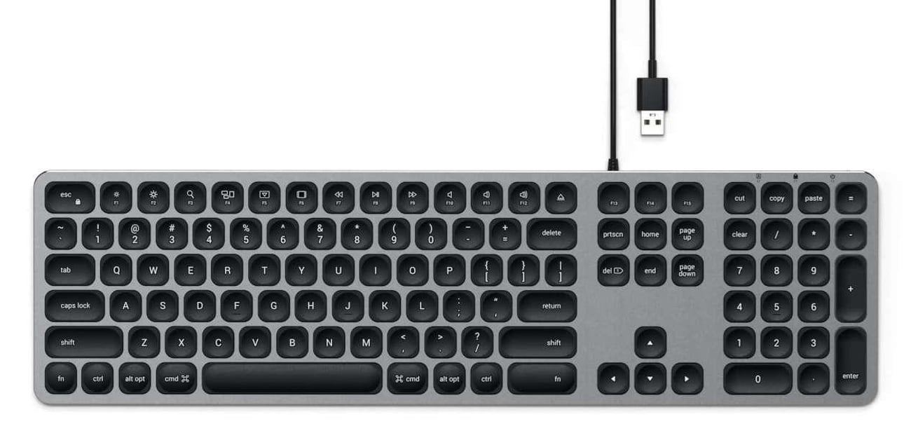 Satechi Aluminum Wired Keyboard