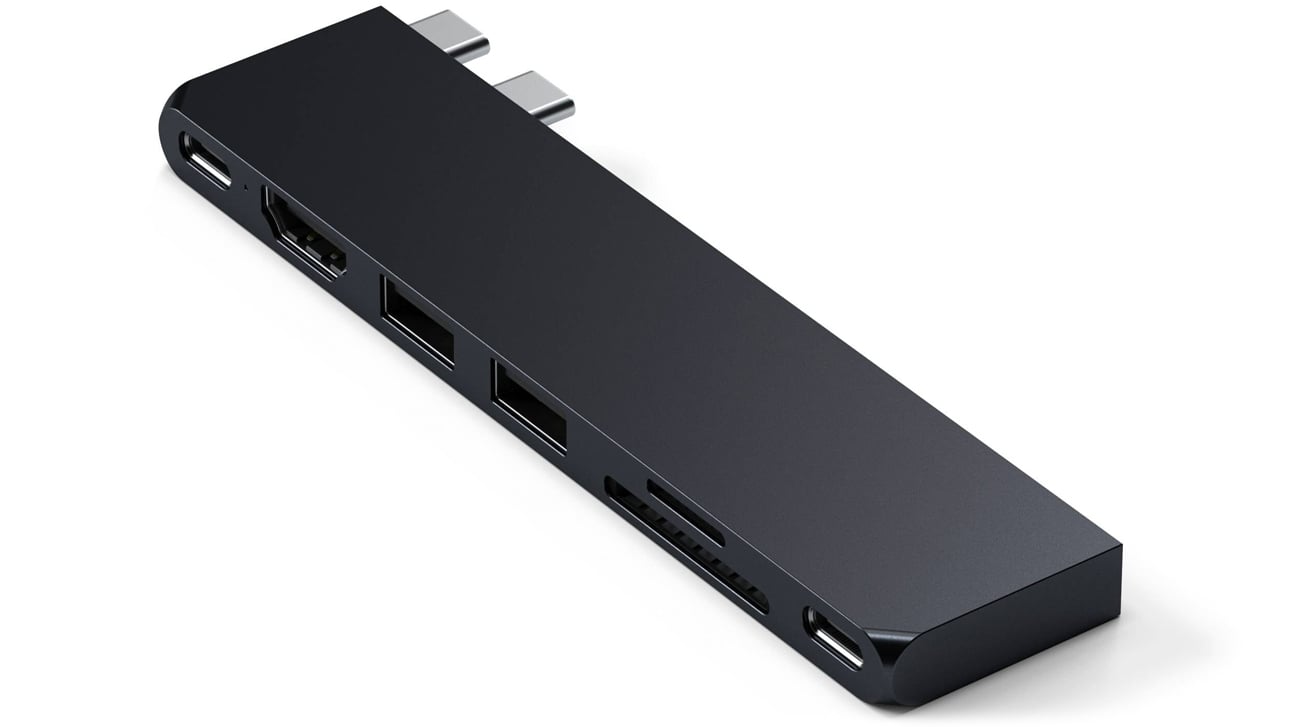 Satechi Pro Hub Slim (2xUSB-C, 2xUSB-A, HDMI, SD) (midnight)