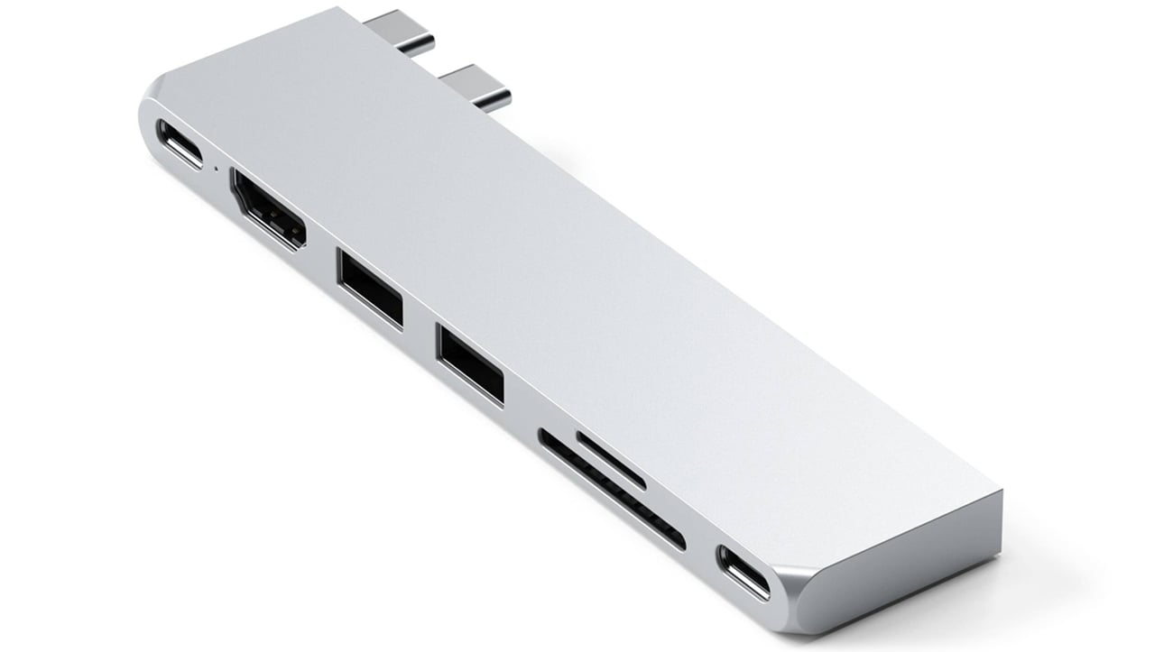 Satechi Pro Hub Slim (2xUSB-C, 2xUSB-A, HDMI, SD) (silver)