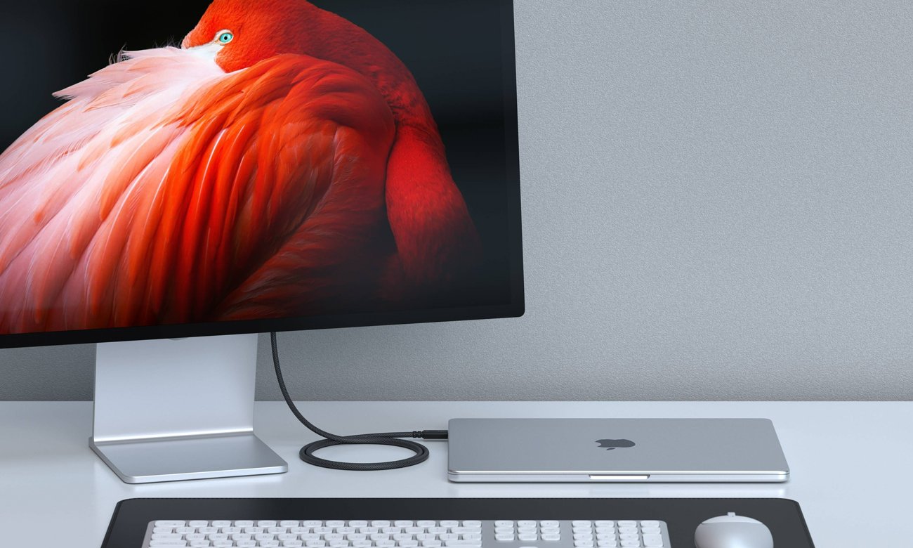 Kabel Satechi Thunderbolt 4 Pro przesyłanie obrazu