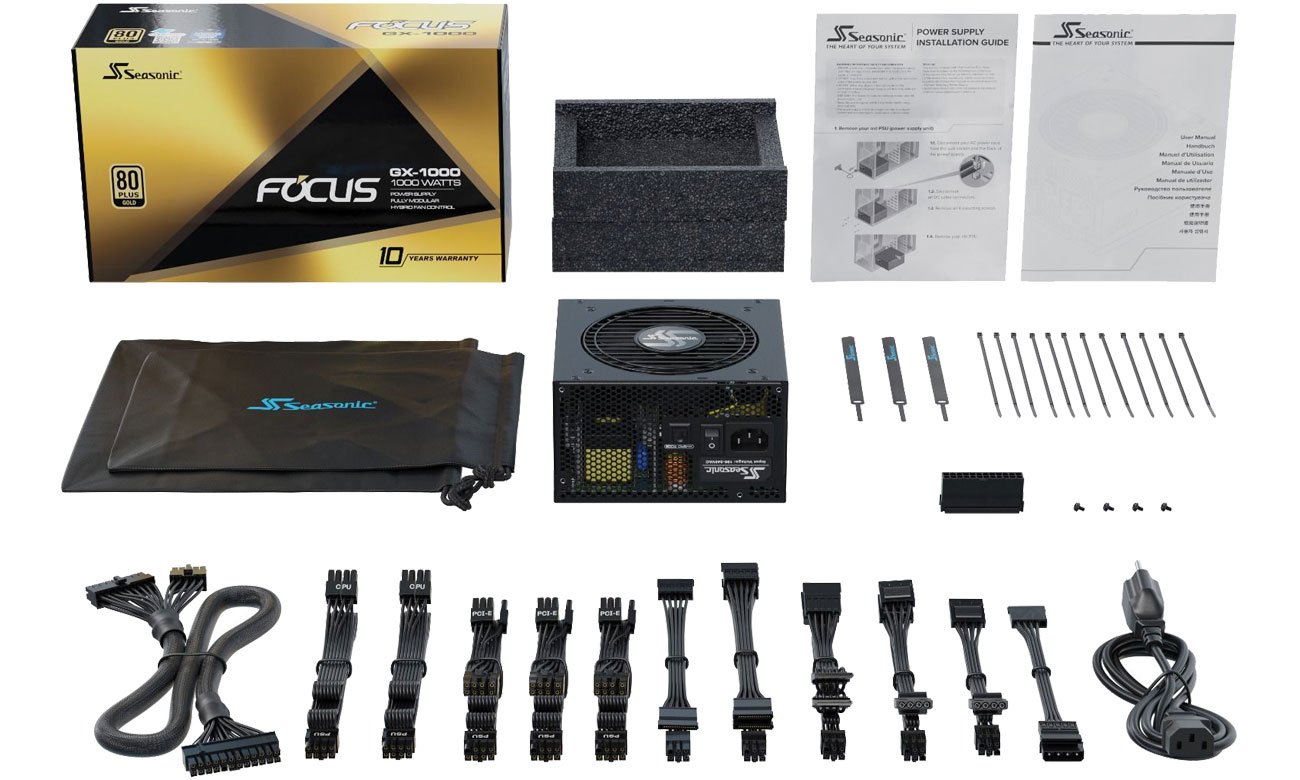 Seasonic Focus GX 1000W 80 Plus Gold FOCUS GX-1000