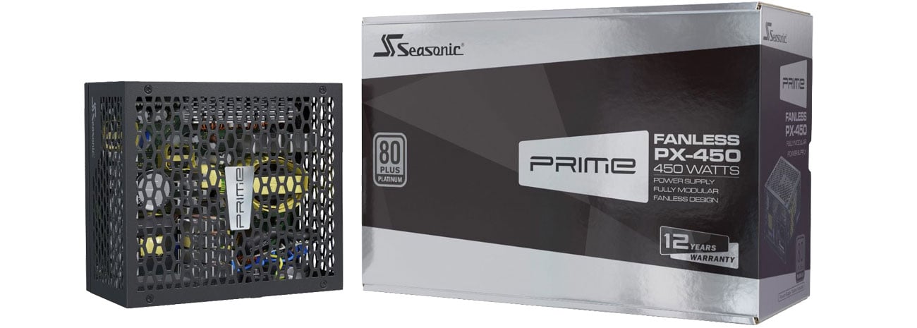 Zasilacz do komputera Seasonic Prime Fanless PX 450W 80 Plus Platinum PRIME-PX-450