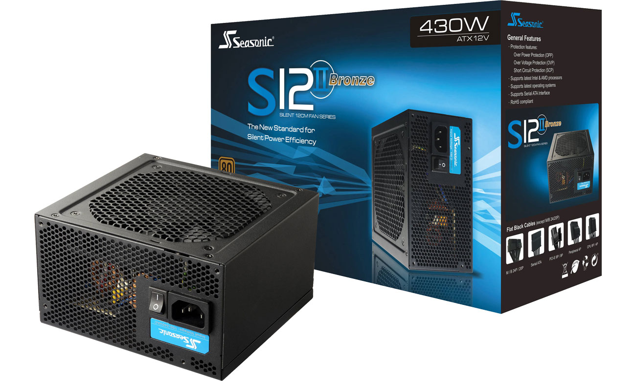 Seasonic S12II Series 430W SS-430GB F3