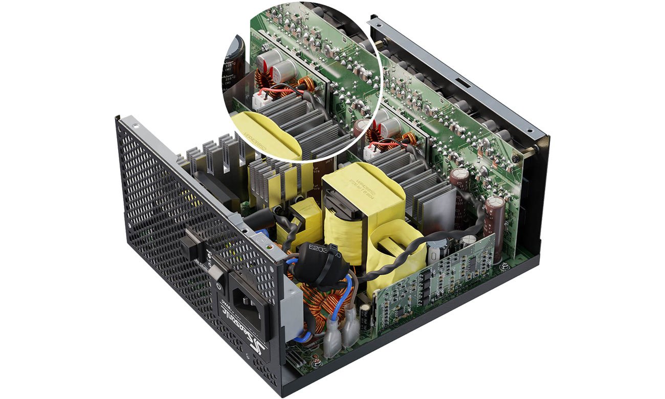 Seasonic Prime PX 1300 W 80 Plus Platinum wnętrze