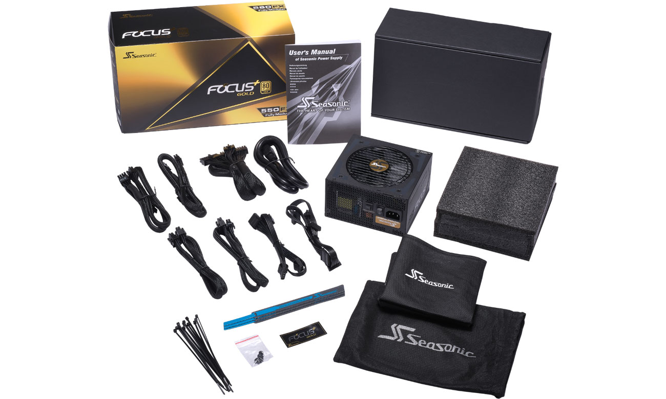 Zasilacz Seasonic 550W Focus Plus 80 Plus Gold BOX