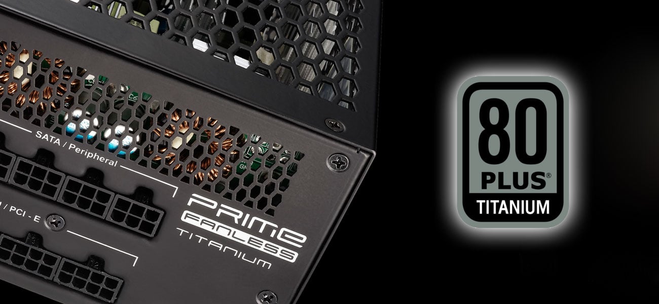 Seasonic 600W Prime Fanless 80 Plus Titanium