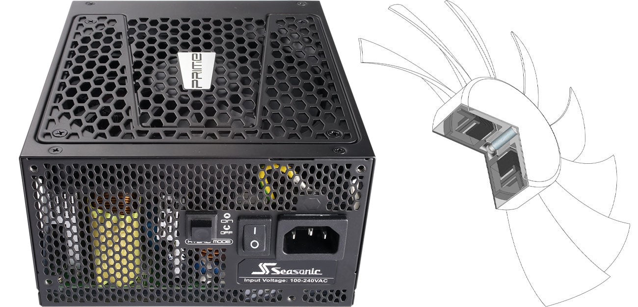 Zasilacz Seasonic 750W Prime 80 Plus Platinum Wentylator 135mm