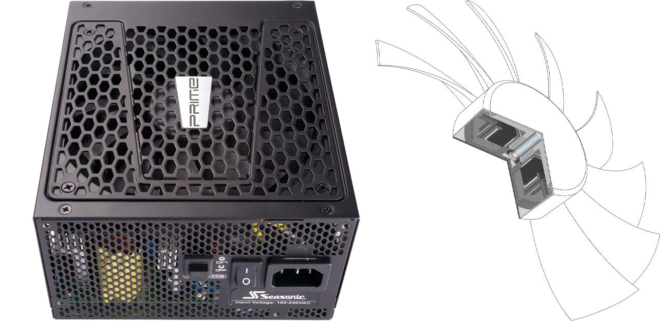 Zasilacz Seasonic 850W Prime 80 Plus Platinum Wentylator 135mm