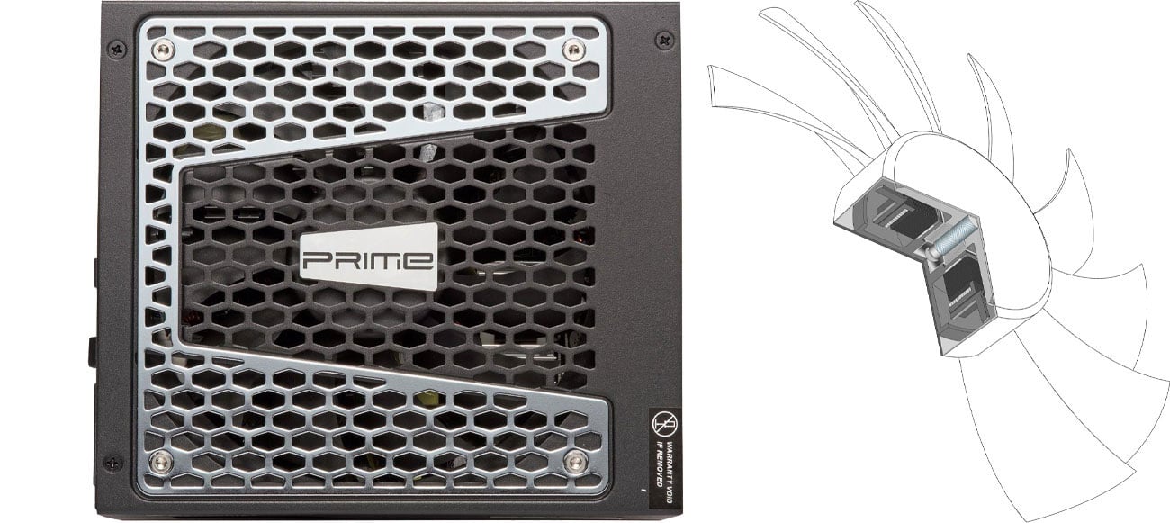 Seasonic 850W Prime 80 Plus Titanium Wentylator 135mm