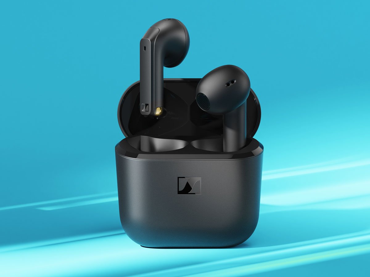 Słuchawki bezprzewodowe Sennheiser ACCENTUM Open Czarne - Grafika z tłem