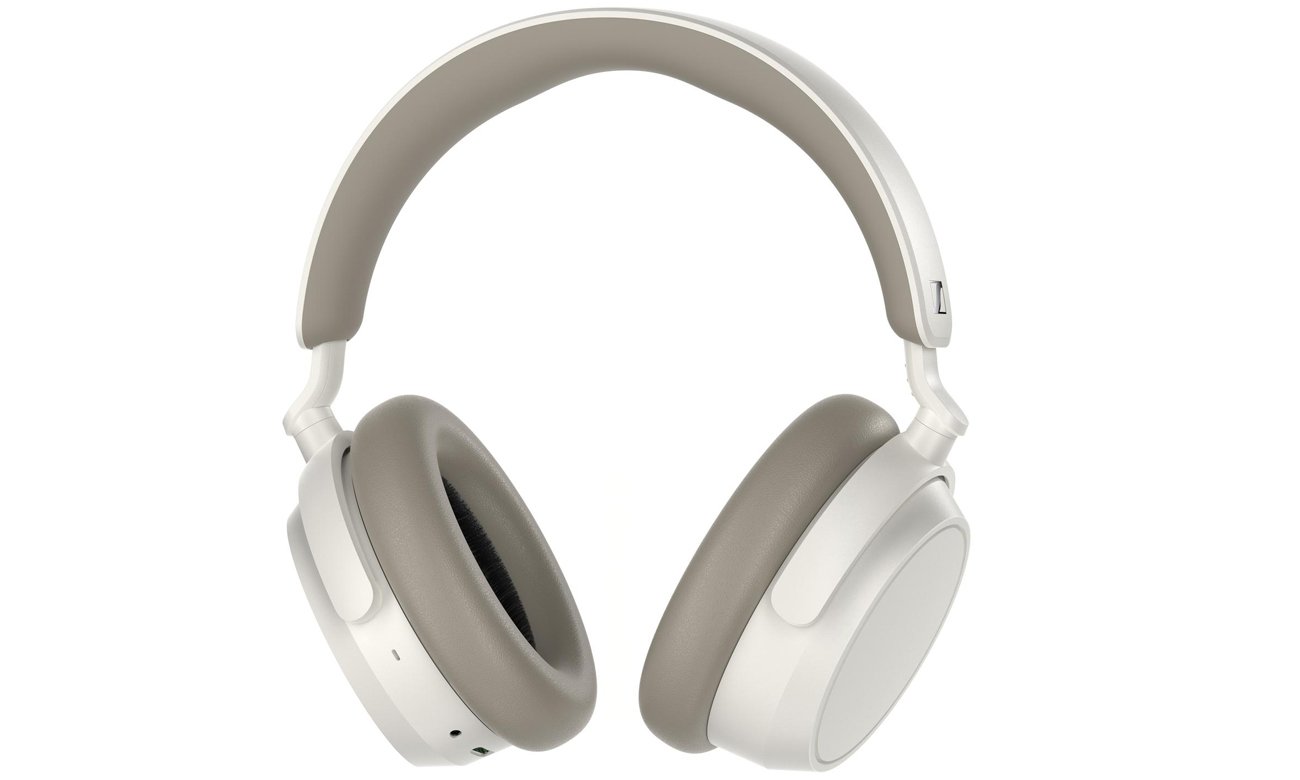 Słuchawki bezprzewodowe Sennheiser Accentum Plus Białe - Widok od przodu pod kątem