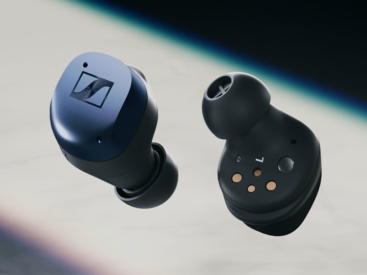 Sennheiser MOMENTUM True Wireless 4 Denim - Grafika lifestyle