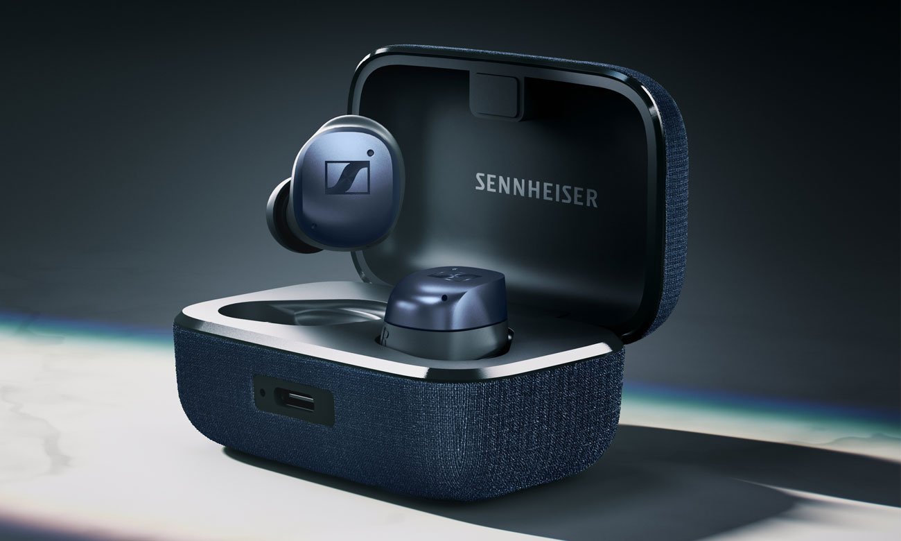 Sennheiser MOMENTUM True Wireless 4 Denim - Grafika lifestyle