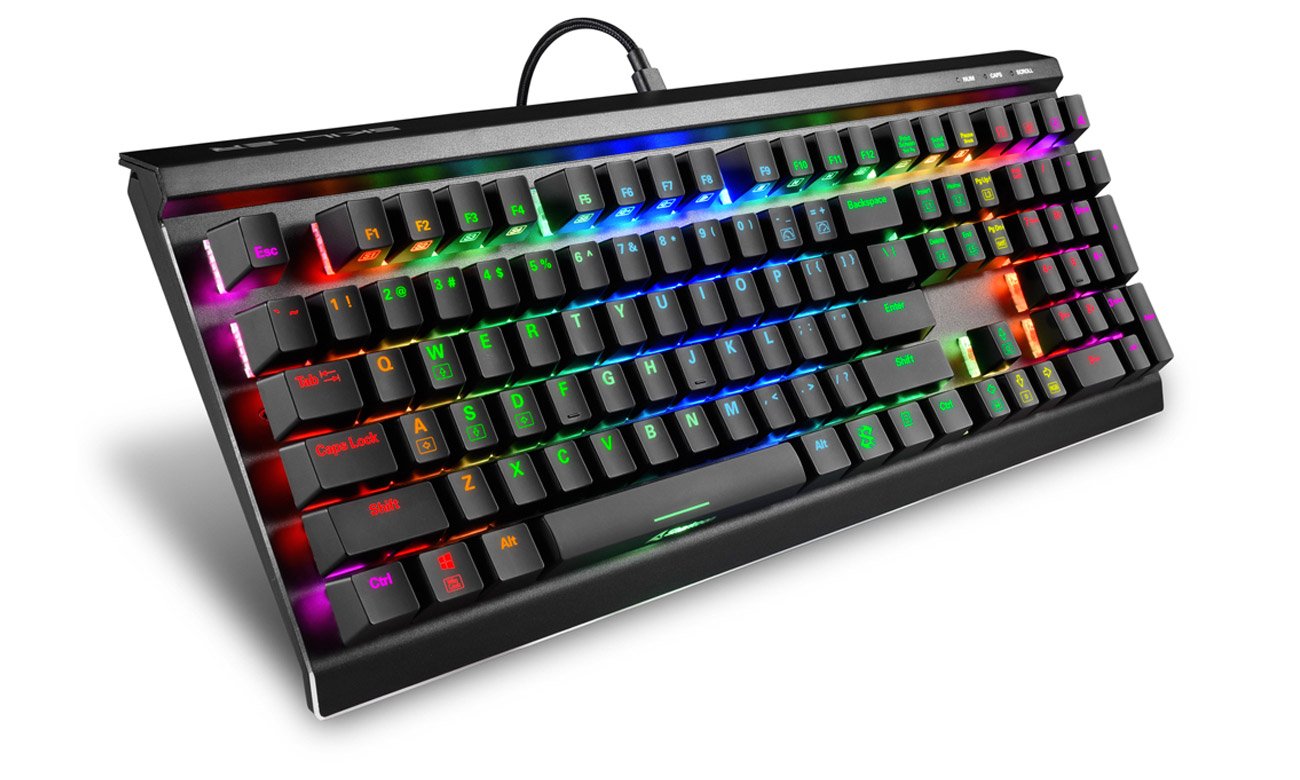 Sharkoon Skiller SGK60 widok z góry pod kątem
