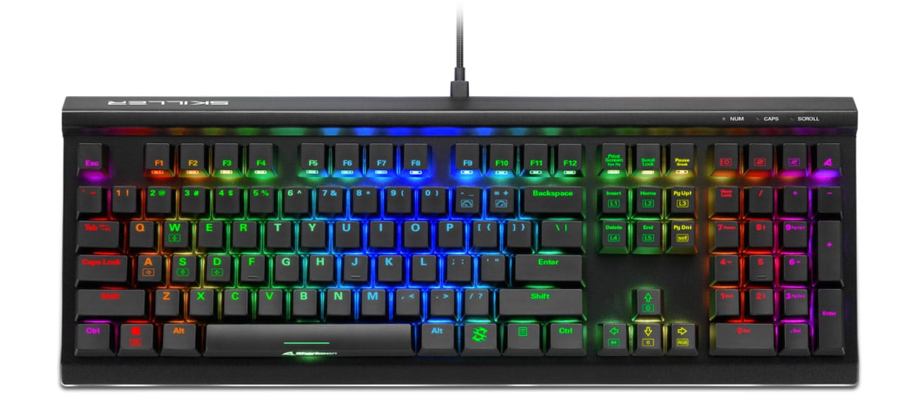 Sharkoon Skiller SGK60 widok z góry