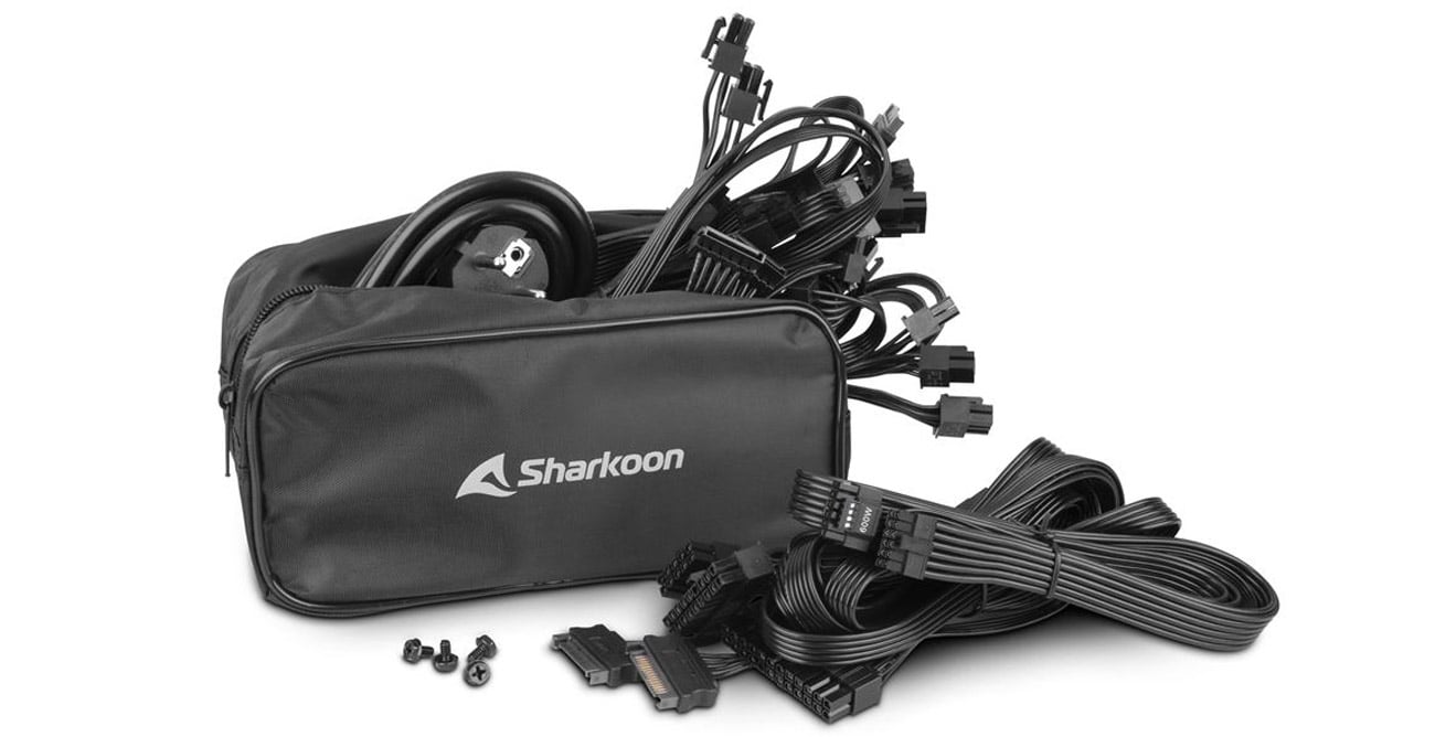 Zasilacz Sharkoon REBEL P30 okablowanie