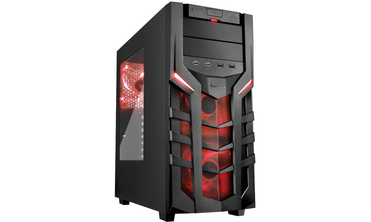 Obudowa do komputera Sharkoon DG7000 Red 4044951018192