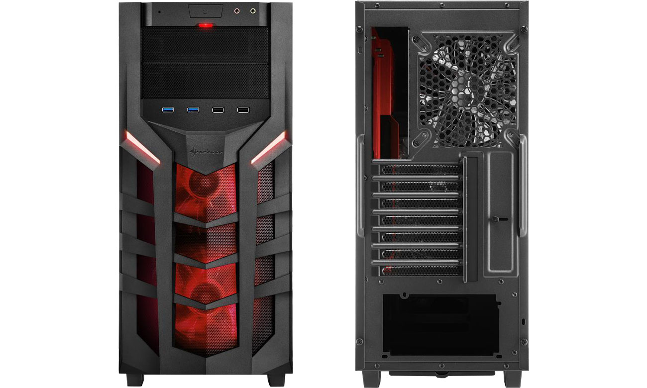 Sharkoon DG7000 Red Chłodzenie
