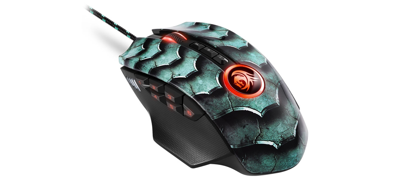 Mysz dla graczy Sharkoon Drakonia II Green