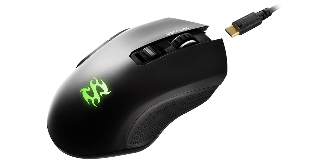 Mysz dla graczy Sharkoon Skiller SGM3 Black