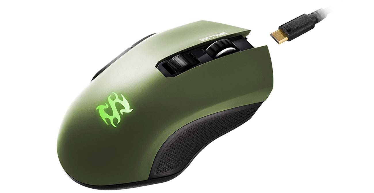 Mysz dla graczy Sharkoon Skiller SGM3 Green